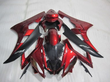 Rojo Carrocería Motocicletas Yamaha R6 2006-2007