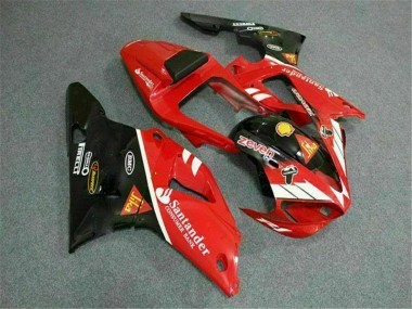 Rojo Kit Completo Carenado Moto Yamaha R1 2000-2001