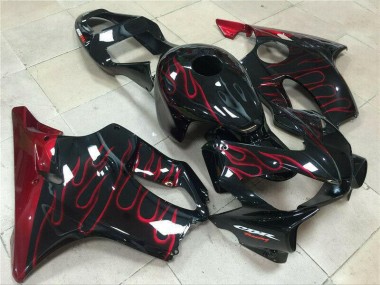 Rojo Llama ABS Moto Plástico Honda CBR 600 F4i 2001-2003