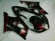 Rojo Llama Carenado Moto Suzuki GSXR 1000 K3 2003-2004 Rojo Llama Carenado Moto Suzuki GSXR 1000 K3 2003-2004