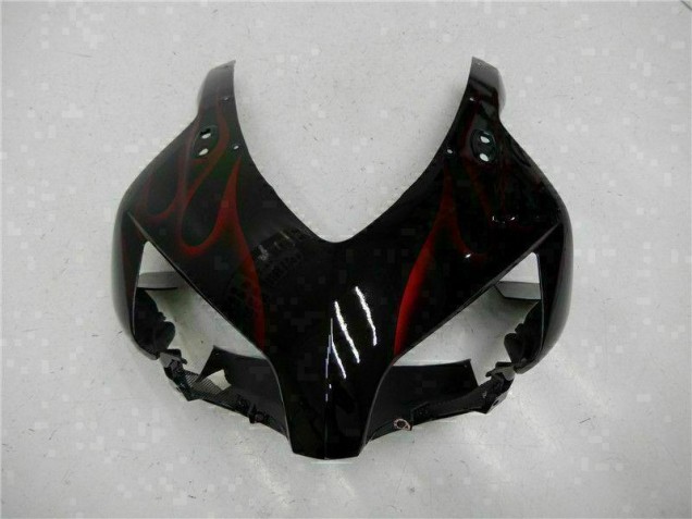 Rojo Llama Negro Carenado Moto Honda CBR 1000 RR 2004-2005 Rojo Llama Negro Carenado Moto Honda CBR 1000 RR 2004-2005