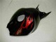 Rojo Llama Negro Carenado Moto Honda CBR 1000 RR 2004-2005 Rojo Llama Negro Carenado Moto Honda CBR 1000 RR 2004-2005