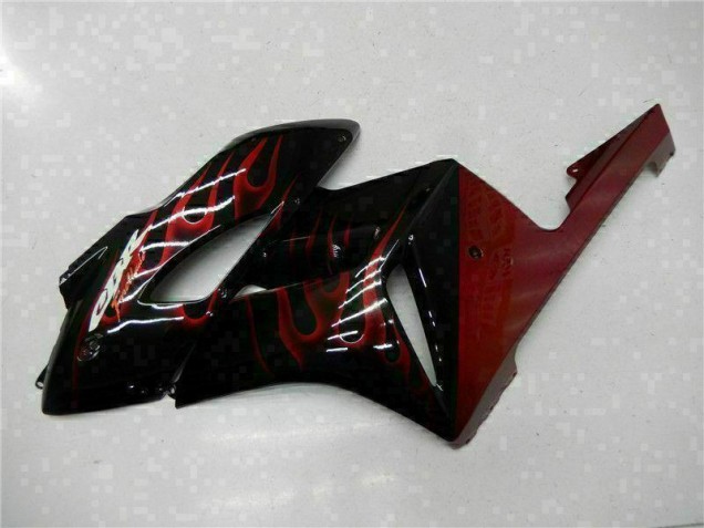 Rojo Llama Negro Carenado Moto Honda CBR 1000 RR 2004-2005 Rojo Llama Negro Carenado Moto Honda CBR 1000 RR 2004-2005