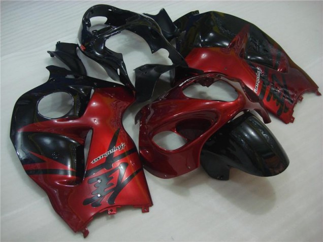 Rojo Negro ABS Carenado Motocicleta Suzuki GSXR 1300 Hayabusa 1996-2007 Rojo Negro ABS Carenado Motocicleta Suzuki GSXR 1300 Hayabusa 1996-2007