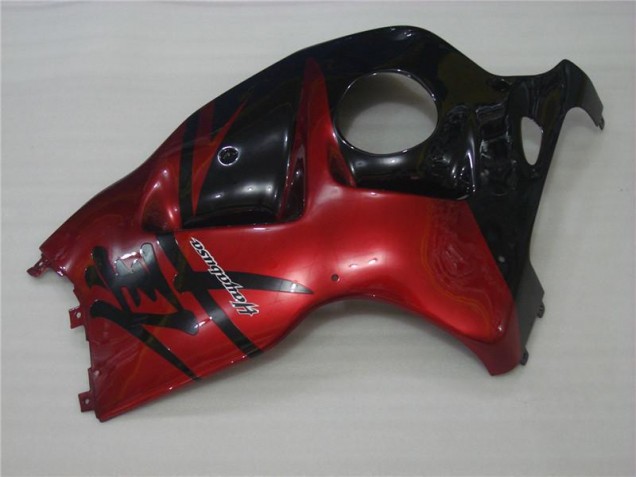 Rojo Negro ABS Carenado Motocicleta Suzuki GSXR 1300 Hayabusa 1996-2007 Rojo Negro ABS Carenado Motocicleta Suzuki GSXR 1300 Hayabusa 1996-2007