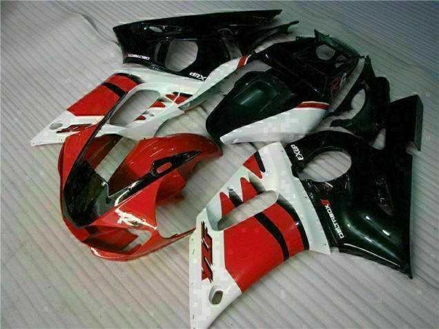 Rojo Negro ABS Kits Carenado Moto Yamaha R6 1998-2002 Rojo Negro ABS Kits Carenado Moto Yamaha R6 1998-2002
