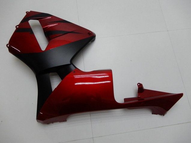 Rojo Negro ABS Moto Plástica Honda CBR 600 RR 2003-2004 Rojo Negro ABS Moto Plástica Honda CBR 600 RR 2003-2004