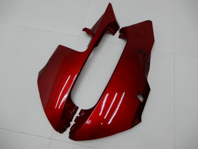 Rojo Negro ABS Moto Plástica Honda CBR 600 RR 2003-2004 Rojo Negro ABS Moto Plástica Honda CBR 600 RR 2003-2004