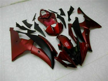 Rojo Negro ABS Moto Plástica Yamaha R6 2008-2016
