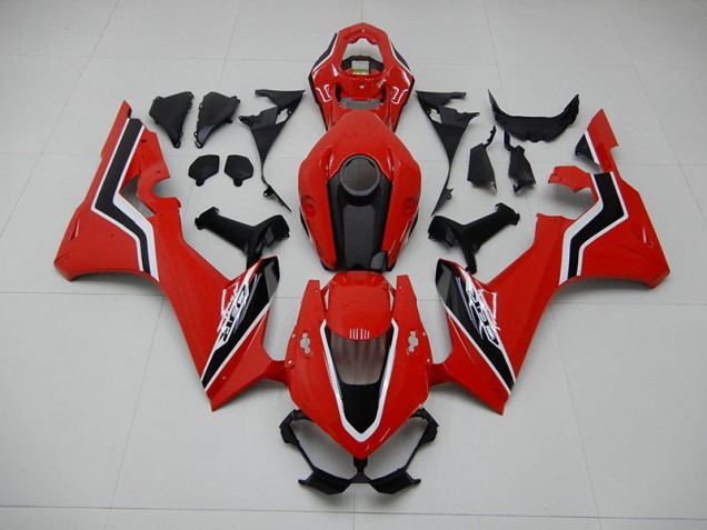 Rojo Negro Blanco Carenado Moto Honda CBR 1000 RR 2017-2023 Rojo Negro Blanco Carenado Moto Honda CBR 1000 RR 2017-2023