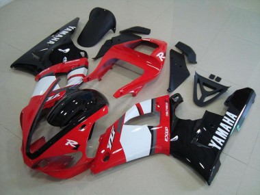 Rojo Negro Blanco Carenado Moto Yamaha R1 2000-2001