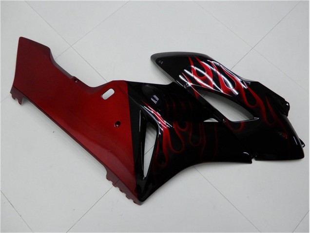 Rojo Negro Carenado Moto & Plástico Honda CBR 1000 RR 2004-2005 Rojo Negro Carenado Moto & Plástico Honda CBR 1000 RR 2004-2005