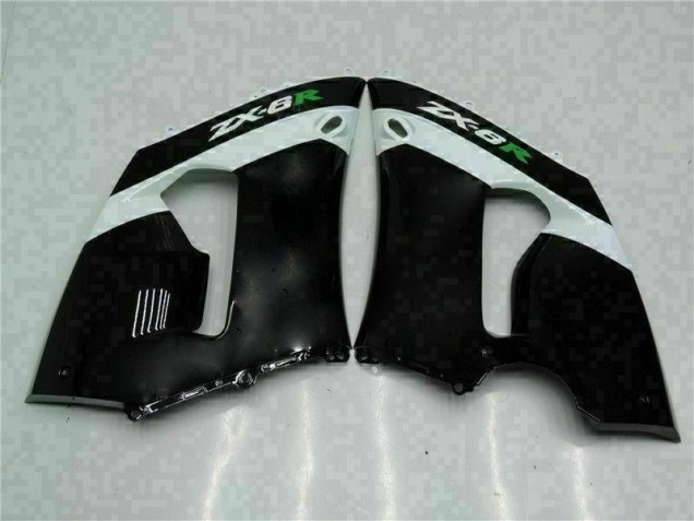 Rojo Negro Carenado Moto & Plástico Kawasaki ZX6R 2005-2006 Rojo Negro Carenado Moto & Plástico Kawasaki ZX6R 2005-2006