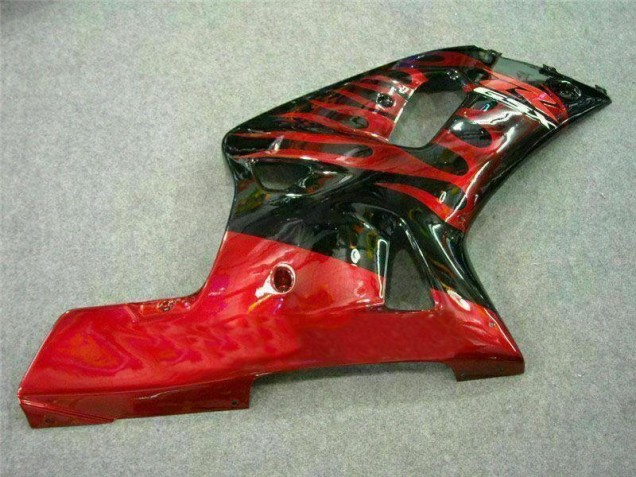 Rojo Negro Carenado Moto Suzuki GSXR 600 / 750 K1 K2 K3 2001-2003 Rojo Negro Carenado Moto Suzuki GSXR 600 / 750 K1 K2 K3 2001-2003