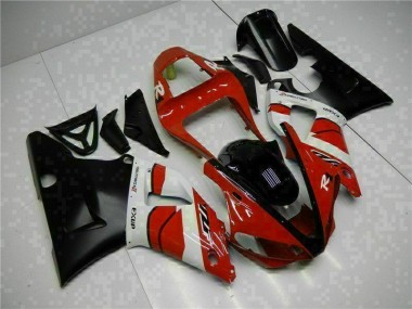 Rojo Negro Carenado Moto Yamaha R1 2000-2001