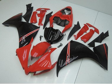 Rojo Negro Carenado Moto Yamaha R1 2012-2014