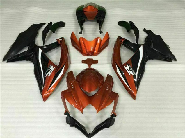 Rojo Negro Carenado & Plástico Moto Suzuki GSXR 600 / 750 K8 2008-2010 Rojo Negro Carenado & Plástico Moto Suzuki GSXR 600 / 750 K8 2008-2010