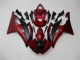 Rojo Negro Carenado & Plástico Moto Yamaha R6 2008-2016 Rojo Negro Carenado & Plástico Moto Yamaha R6 2008-2016