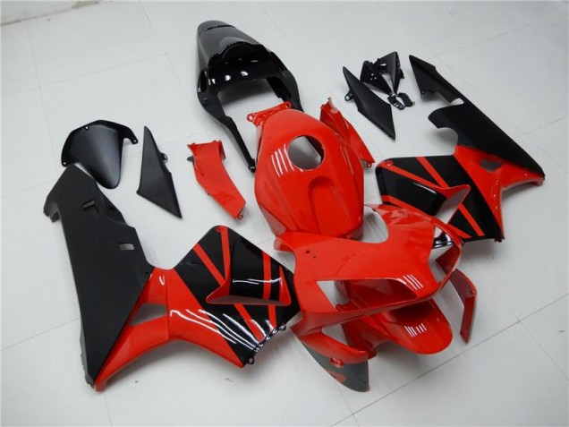 Rojo Negro Carrocería Motocicletas Honda CBR 600 RR 2003-2004 Rojo Negro Carrocería Motocicletas Honda CBR 600 RR 2003-2004