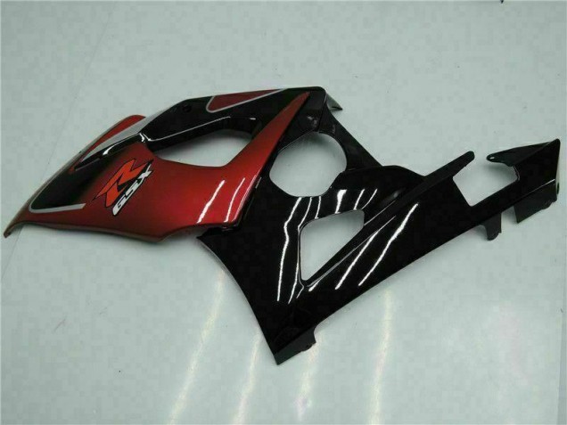 Rojo Negro Carrocería Motocicletas Suzuki GSXR 1000 K5 2005-2006 Rojo Negro Carrocería Motocicletas Suzuki GSXR 1000 K5 2005-2006