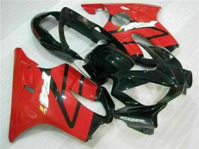 Rojo Negro Inyección Kit Carenado Moto Honda CBR 600 F4i 2004-2007 Rojo Negro Inyección Kit Carenado Moto Honda CBR 600 F4i 2004-2007