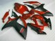 Rojo Negro Inyección Kit Carenado Moto Suzuki GSXR 600 / 750 K6 2006-2007 Rojo Negro Inyección Kit Carenado Moto Suzuki GSXR 600 / 750 K6 2006-2007