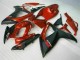 Rojo Negro Inyección Kit Carenado Moto Suzuki GSXR 600 / 750 K6 2006-2007 Rojo Negro Inyección Kit Carenado Moto Suzuki GSXR 600 / 750 K6 2006-2007