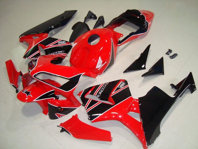 Rojo Negro Kit Carenado ABS Completo Honda CBR 600 RR 2003-2004 Rojo Negro Kit Carenado ABS Completo Honda CBR 600 RR 2003-2004