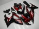 Rojo Negro Kit Carenado Inyección Suzuki GSXR 600 / 750 K6 2006-2007 Rojo Negro Kit Carenado Inyección Suzuki GSXR 600 / 750 K6 2006-2007