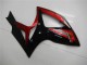 Rojo Negro Kit Carenado Inyección Suzuki GSXR 600 / 750 K6 2006-2007 Rojo Negro Kit Carenado Inyección Suzuki GSXR 600 / 750 K6 2006-2007