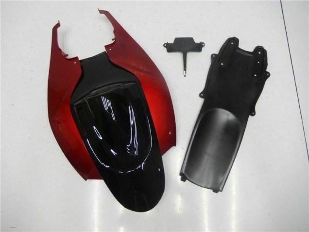 Rojo Negro Kit Carenado Inyección Suzuki GSXR 600 / 750 K6 2006-2007 Rojo Negro Kit Carenado Inyección Suzuki GSXR 600 / 750 K6 2006-2007