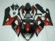 Rojo Negro Kit Completo Carenado Moto Suzuki GSXR 1000 K5 2005-2006 Rojo Negro Kit Completo Carenado Moto Suzuki GSXR 1000 K5 2005-2006