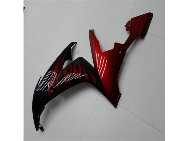 Rojo Negro Kit Completo Carenado Moto Yamaha R1 2004-2006 Rojo Negro Kit Completo Carenado Moto Yamaha R1 2004-2006