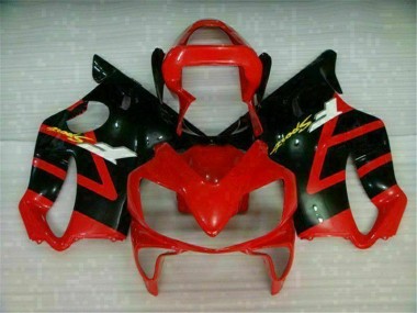 Rojo Negro Kits Carenado Moto Honda CBR 600 F4i 2001-2003