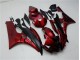 Rojo Negro Kits Carenado Moto Yamaha R6 2006-2007 Rojo Negro Kits Carenado Moto Yamaha R6 2006-2007