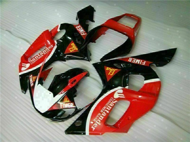 Rojo Negro Kits Completo Carenado Moto ABS Yamaha R6 1998-2002 Rojo Negro Kits Completo Carenado Moto ABS Yamaha R6 1998-2002