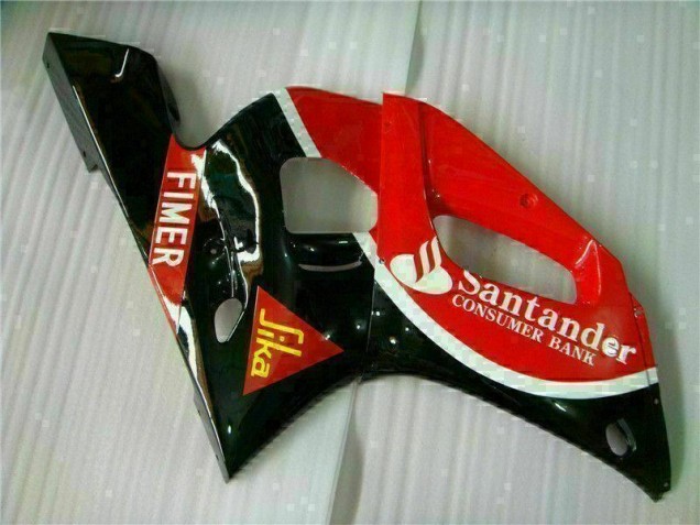 Rojo Negro Kits Completo Carenado Moto ABS Yamaha R6 1998-2002 Rojo Negro Kits Completo Carenado Moto ABS Yamaha R6 1998-2002
