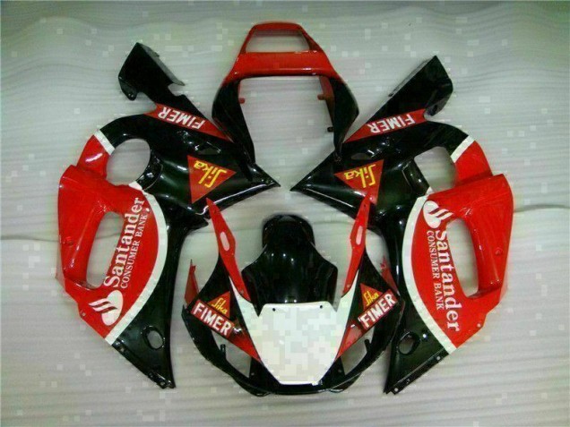 Rojo Negro Kits Completo Carenado Moto ABS Yamaha R6 1998-2002 Rojo Negro Kits Completo Carenado Moto ABS Yamaha R6 1998-2002