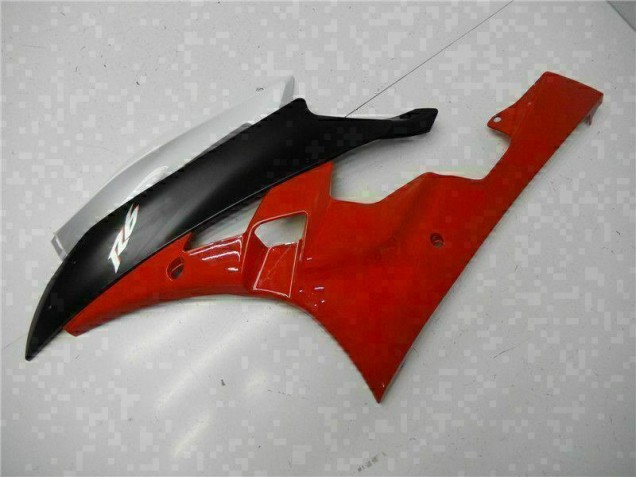Rojo Negro Kits Completo Carenado Moto Yamaha R6 2006-2007 Rojo Negro Kits Completo Carenado Moto Yamaha R6 2006-2007