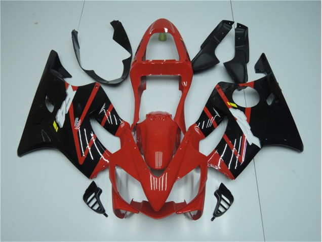 Rojo Negro Moto Plástica Honda CBR 600 F4i 2001-2003 Rojo Negro Moto Plástica Honda CBR 600 F4i 2001-2003