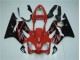 Rojo Negro Moto Plástica Honda CBR 600 F4i 2001-2003 Rojo Negro Moto Plástica Honda CBR 600 F4i 2001-2003