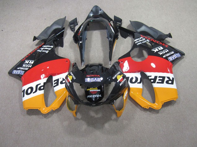 Rojo Negro Repsol Carenado Moto Honda CBR 600 F4 1999-2000 Rojo Negro Repsol Carenado Moto Honda CBR 600 F4 1999-2000