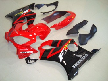 Rojo Negro Rojo Cola Carenado Moto Honda CBR 600 F4i 2004-2007