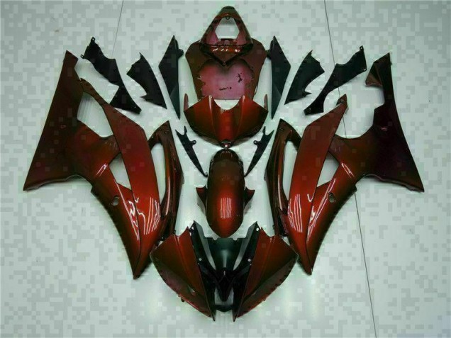 Rojo Plástica Moto Yamaha R6 2008-2016 Rojo Plástica Moto Yamaha R6 2008-2016