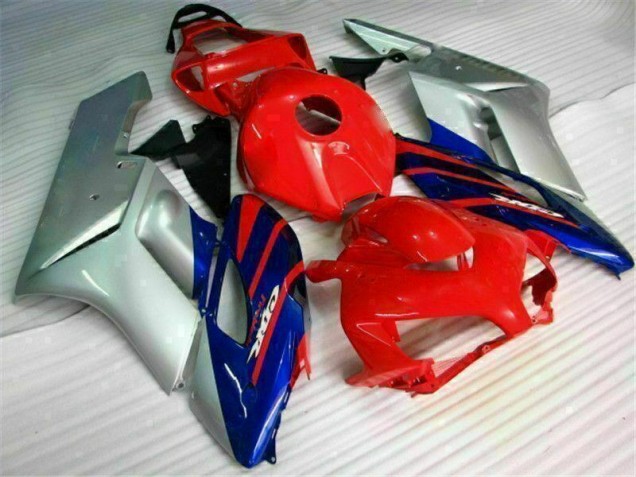 Rojo Plata Azul Carenado Moto Honda CBR 1000 RR 2004-2005 Rojo Plata Azul Carenado Moto Honda CBR 1000 RR 2004-2005