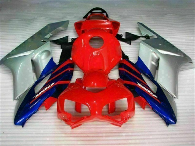 Rojo Plata Azul Carenado Moto Honda CBR 1000 RR 2004-2005 Rojo Plata Azul Carenado Moto Honda CBR 1000 RR 2004-2005