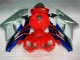 Rojo Plata Azul Carenado Moto Honda CBR 1000 RR 2004-2005 Rojo Plata Azul Carenado Moto Honda CBR 1000 RR 2004-2005