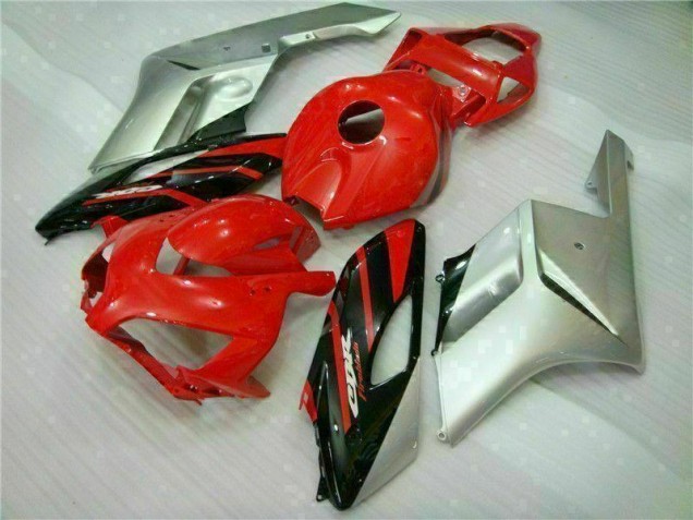 Rojo Plata Carenado Moto Honda CBR 1000 RR 2004-2005 Rojo Plata Carenado Moto Honda CBR 1000 RR 2004-2005