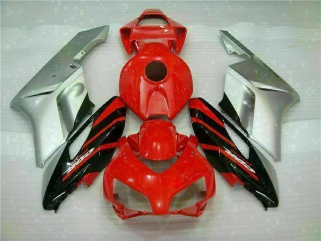 Rojo Plata Carenado Moto Honda CBR 1000 RR 2004-2005 Rojo Plata Carenado Moto Honda CBR 1000 RR 2004-2005