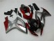 Rojo Plata Carenado Moto Suzuki GSXR 600 / 750 K6 2006-2007 Rojo Plata Carenado Moto Suzuki GSXR 600 / 750 K6 2006-2007